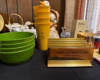 Vintage Farmers & Commercial Bank Memorabilia