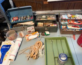 Vintage and Antique Tackle Boxes/Fishing Lures