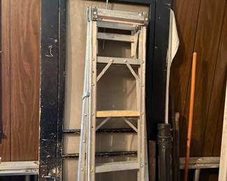 Ladder/Vintage Screen Door
