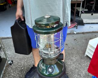Northstar Coleman and so many other Coleman items. Many new and never used. We even have a Cabela Deluxe Kitchen never used for the avid camper!