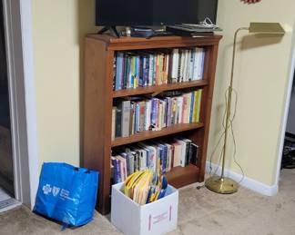 Bookshelves and televisions