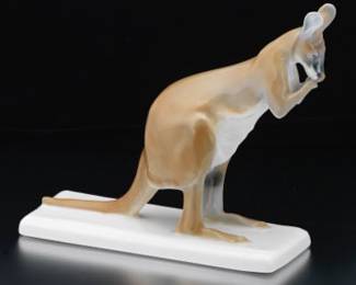 Meissen Porcelain Figure of a Kangaroo