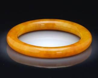 Ladies Jade Bangle Bracelet