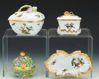 Herend Porcelain Table Items