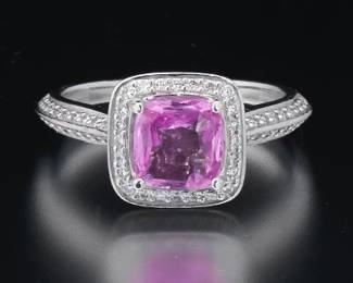 KITANI Gold, Pink Sapphire and Diamond Ring