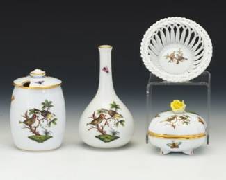 Herend Rothschild Pattern Table Items