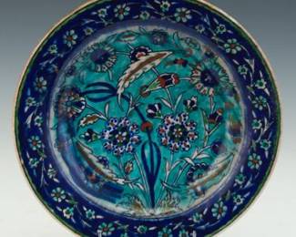 IznikStyle Pottery Charger