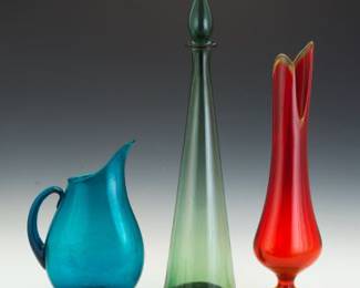 Group of Blenko MCM Glass