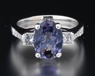 BACA Gold, Spinel and Diamond Ring