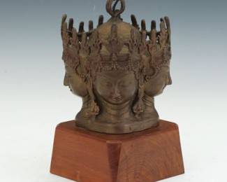 Four Face Deity Figurine