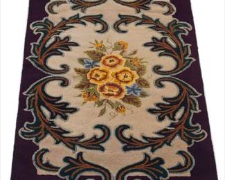 American Hand Made Hooked Carpet