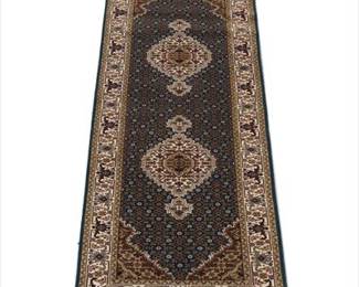 Tabriz Wool and Silk Runner