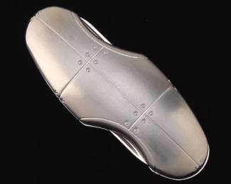 Tiffany Co. Streamercia Carapace Brushed Steel Stainless Utility Pocket Knife