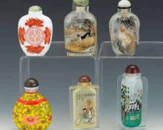 Six Snuff Bottles