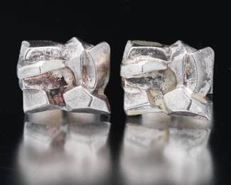 Bjorn Weckstrom Sterling Cuff Links