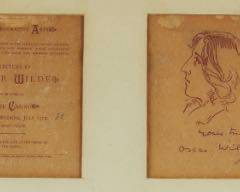 Oscar Wilde at The Casino Program, dated July 15th, 1882