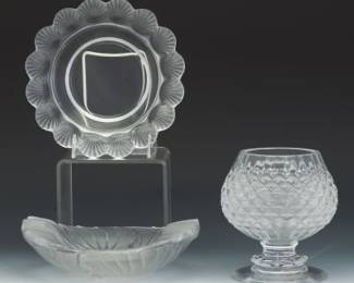 Three Lalique Table Items