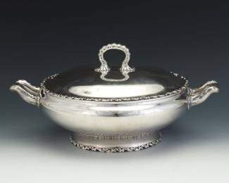 Whiting Sterling Silver Covered Vegetable Dish