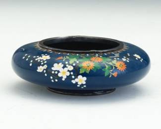 Japanese Round Enameled Brush Washer
