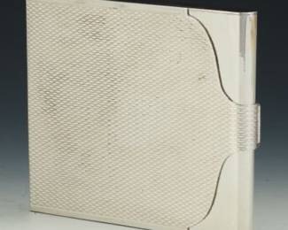Art Deco Sterling Silver Cigarette Case