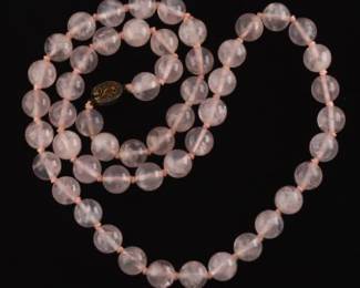 One Pink Strand of Beads