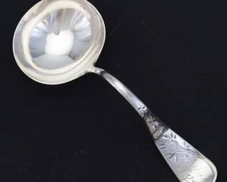 Gorham Sterling Silver Soup Ladle Fashioned as Candy Dish, ca. late 19th Century