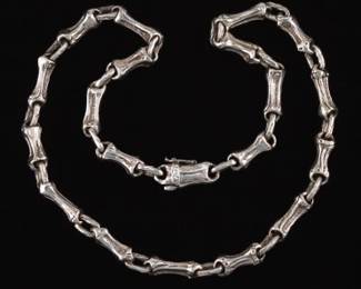 Tiffany Co. Nature Bamboo Link Necklace