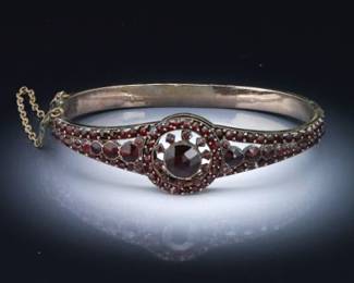 Victorian Bohemian Garnet Bracelet