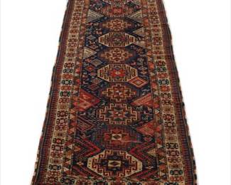 Antique Caucasian Russian Runner, ca. 1900s