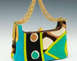 Emilio Pucci Italy Rare Ladies Hand Bag