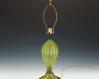 Barovier Murano Glass Lamp