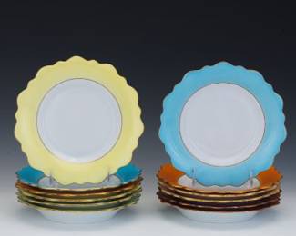 Twelve LJ Coquet Samoa Soup Bowls