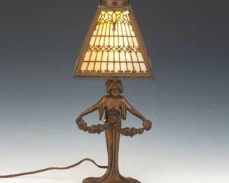 Art Nouveau Boudoir Lamp