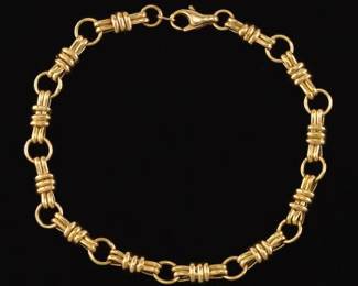 Ladies Matching Gold Bracelet