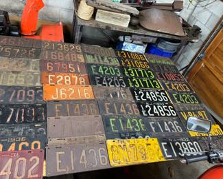 Antique and Vintage License Plates