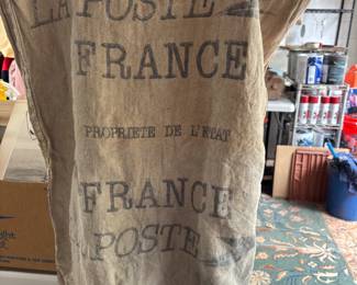 Vintage French postal sack