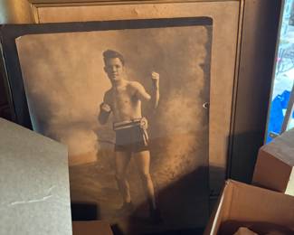 Vintage boxer art