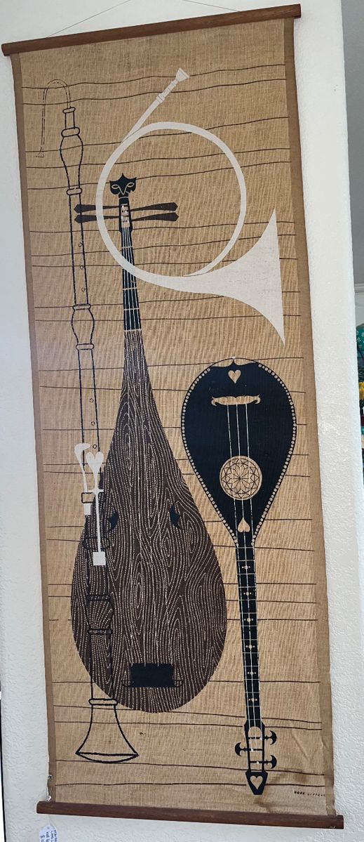 MCM Ross Littell signed while hanging