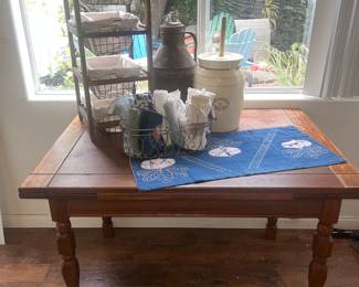 Antique farmhouse table