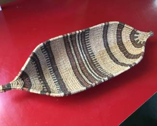 Ethiopian canoe Gambella basket (vintage)
