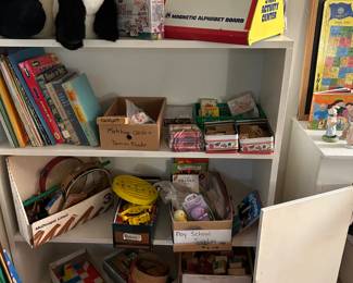 Owner is former teacher (LOTS  of educational materials)