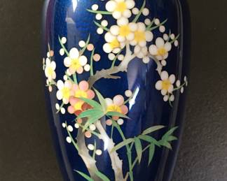 Japanese Cloisonne Enamel Vase