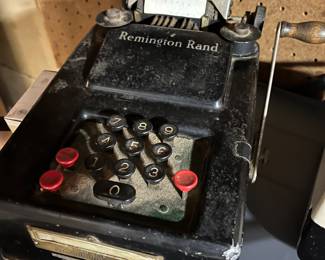 Antique Remington Rand adding machine