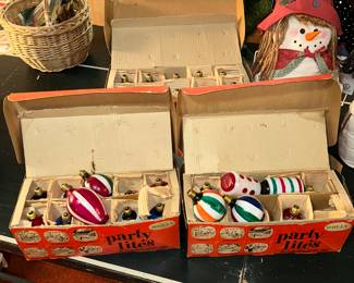 3 boxes various Party Lites