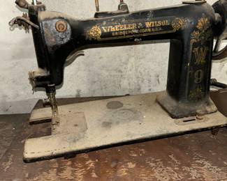 Wheeler and Wilson antique sewing machine