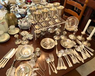 Large Amount of Sterling Silver 