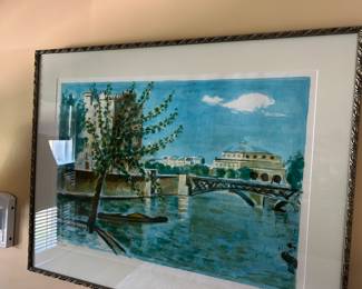 Nice Framed Lithograph