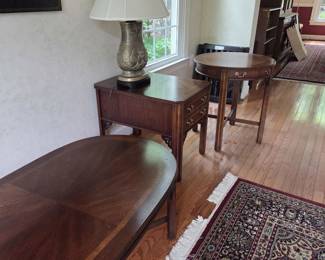 Solid wood tables and end tables