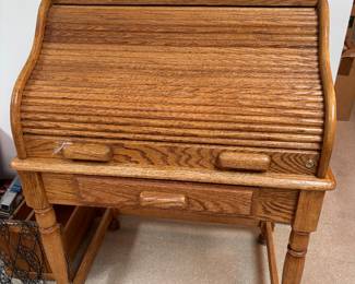Small roll top desk