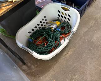 Outdoor extension cords
